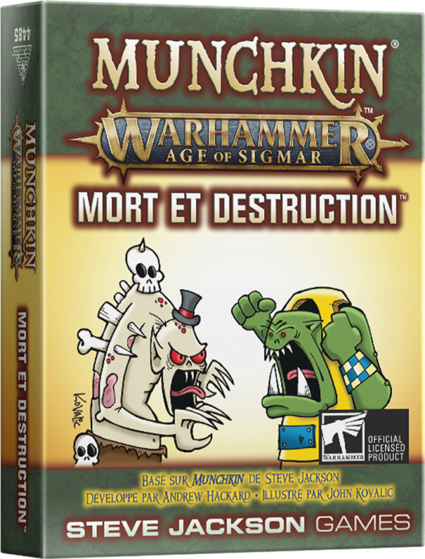 Munchkin Warhammer AOS : Mort et Destruction – Extension