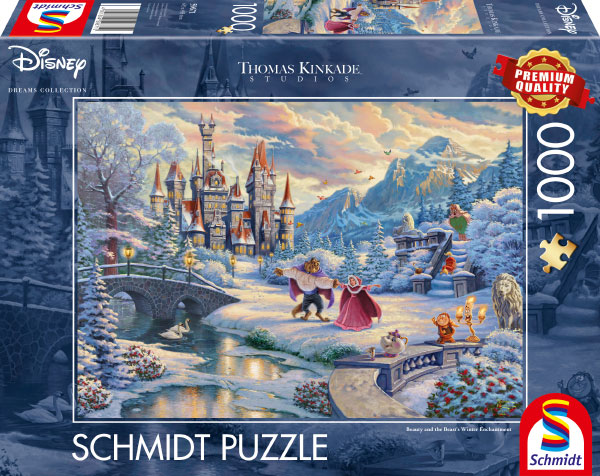 Schmidt Puzzles Disney - La belle et la bête - 1000 pcs - BCD JEUX